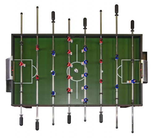 Настольный футбол (кикер) «Flex Черный Русский» (122x61x78.7 см, цветной)
