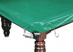 Покрывало для стола 8 ф (влагостойкое, зеленое, резинки на лузах)